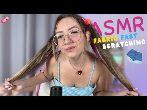 ASMR - Scratching no meu Look 🎧🎙