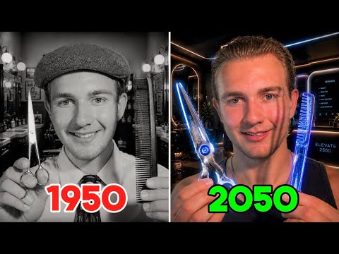 ASMR 1950 vs 2050 Haircut