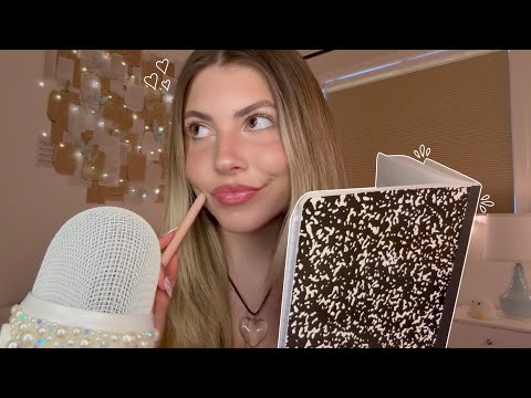 ASMR Interviewing You!📓✨ (asking personal questions, keyboard/writing sounds)