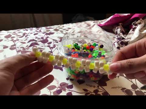 ASMR Español [Spanish ASMR]: Tutorial Susurrado Brazalete [Whispered Daisy Kandi Cuff Tutorial]