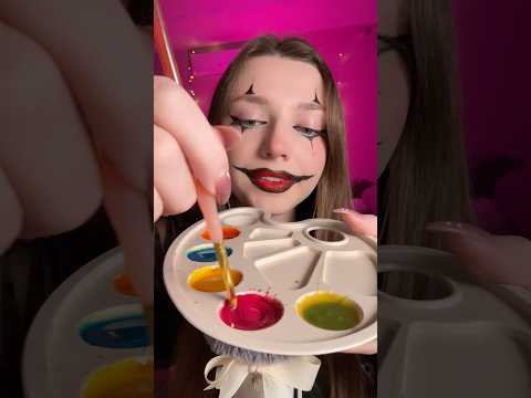 Painting on your face #asmr #asmrsounds #asmrrelax #asmrtingles #asmrwhispers #asmrsleep #relax