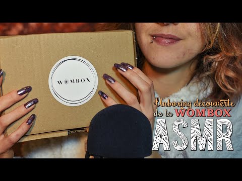 ASMR Français  ~ Unboxing découverte de la WOMBOX [ Produits Bio, Artisanaux & Français ♥]