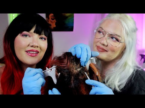 ASMR Braingasmic Twin Scalp Check, Treatment, Massage | Roleplay for Deep Sleep, Intense Tingles