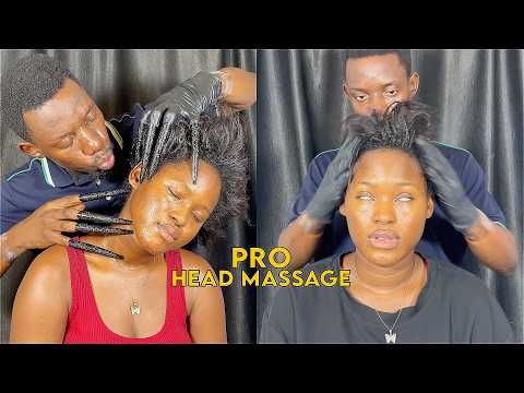 ASMR💫Aggressive & Tickling Head & Ear Massage ,Neck back & shoulder  Massage 4 Deep Sleep Relaxation
