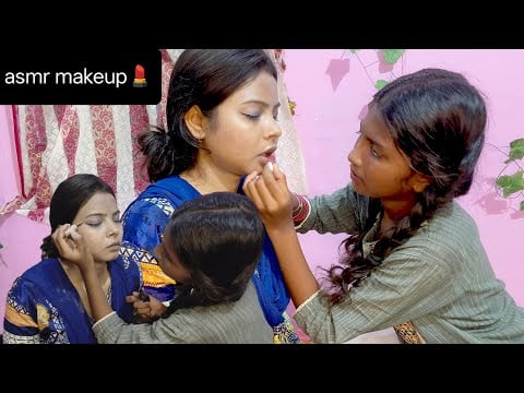 Asmr Extremely soothing makeup 💄 by Baijanti..😌😴💤
