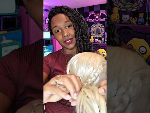 ASMR - Mexendo nas suas tranças de forma relaxante #asmr #shorts #shortvideo #relax