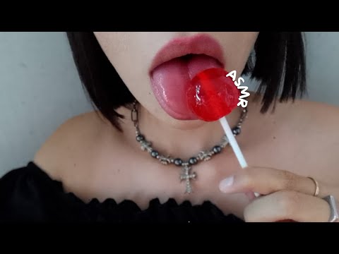 LOLLIPOP asmr + mouth sounds
