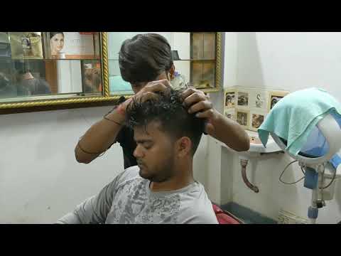 Perfect massage therapy by young indian barber | Head and upper body Relaxing ASMR massage