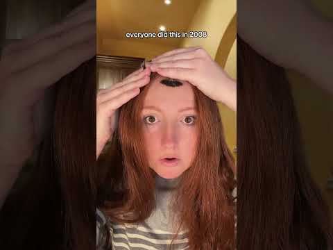 did you do this in 2008? 🫢 #asmr #nostalgia #hair