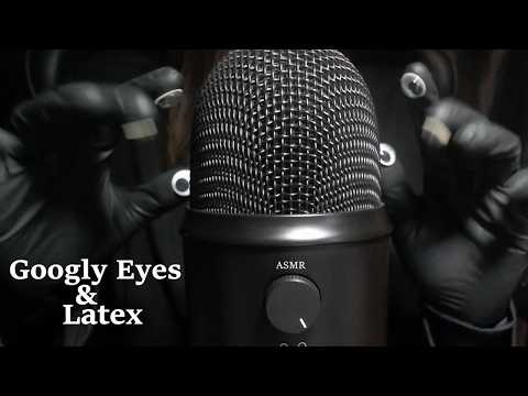 ASMR [ Googly Eye Stickers on Latex ] | No Talking