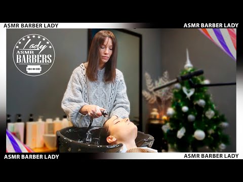 💈 ASMR Head Massage by Barber Lady Adel