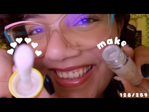 ASMR MAQUIANDO VOCÊ, mas DE PERTINHO 💕✨