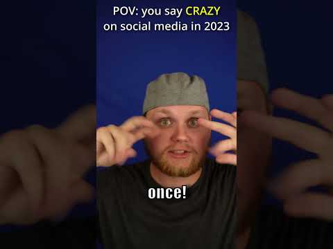ASMR You say crazy on social media in 2023