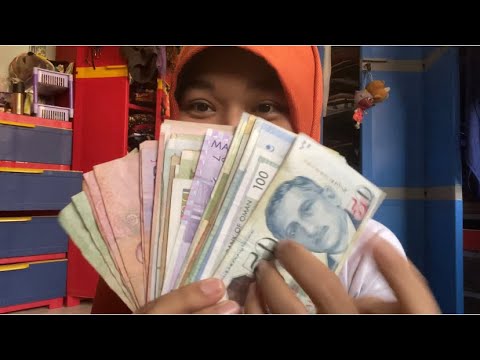 [ASMR] showing my currency collections (not a brag guys, just for fun)