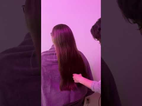 ASMR Haircut #realpersonasmr #asmrhaircut #visualtingle #oddlysatisfying #relax