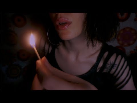 ASMR 🔥 Playing with Matches, Fire, Glass Tapping, Candle Lighting, Ear Blowing