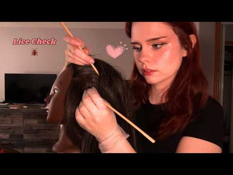 ASMR Girl Whos OBSESSED With You Checks Your Hair For Lice🪳