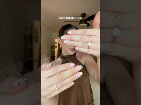 ASMR NAIL DAY VLOG 🤎 #asmr #vlog #nailvlog #whispering #voiceover
