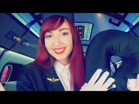 ASMR Flight Attendant Roleplay ✈️