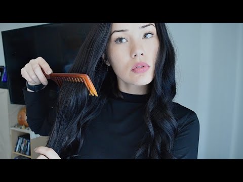 ASMR Hairplay with Long Hair | Playing with my Hair | ASMR Wig Play