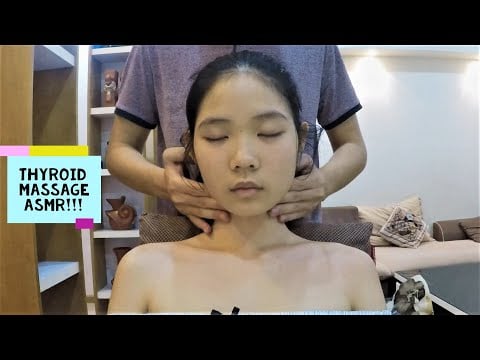 ASMR Massage | Thyroid, Neck, and Shoulder Massage for 1 Hour of Relaxation