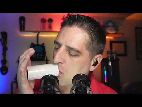 ASMR Mouth Sounds Purrs Growls & Throat Flutters #MaleASMR #SleepAid