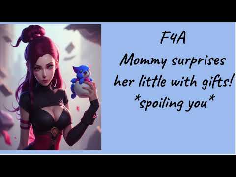 F4A asmr mommy surprises her little with gifts