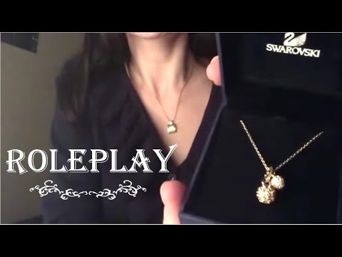 ASMR ROLEPLAY vendeuse de bijoux chuchotements