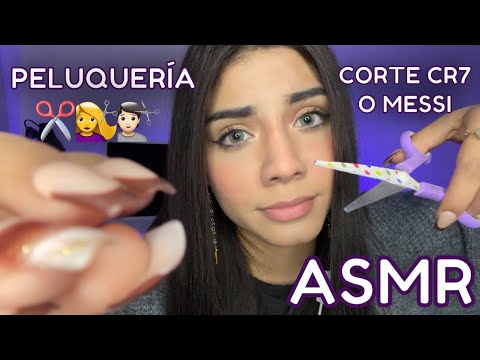 ASMR roleplay español / TE HAGO UN CORTE DE CABELLO / PELUQUERÍA para DORMIR