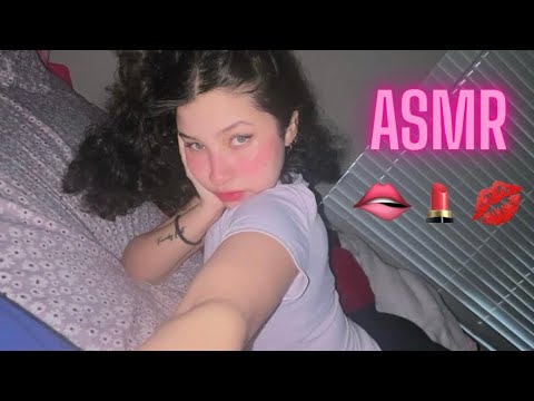 ASMR | Kisses💋, Mouth sounds🫦 and Gloss application💄