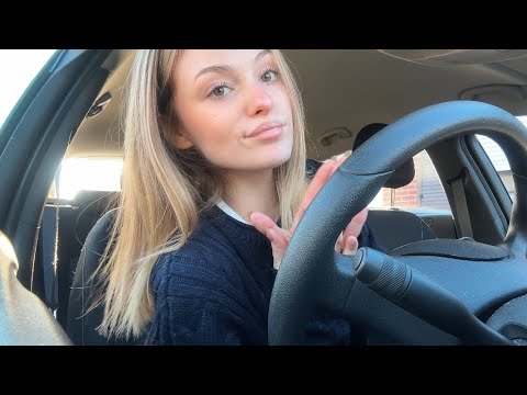 ASMR DANS MA VOITURE🏎️☁️ (asmr in car) (nouvelle voiture)