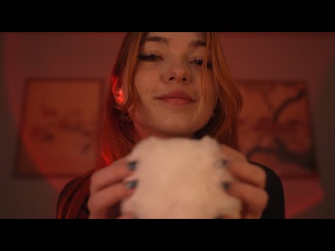 Mic test with a cozy and soft trigger assortment ❤️ASMR [ fluffy mic covers, tapping & scratching ]