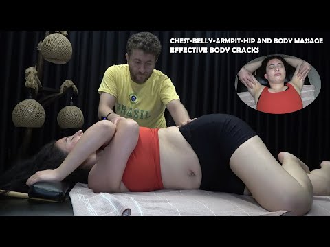 LADY CEYLAN'S BODY WAS REBORN & TINGLES + CRACKS + ASMR Head,Belly,Chest,Foot,Hip And Body massage