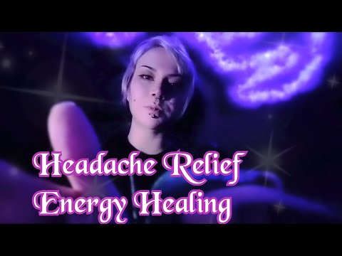 Reiki ASMR | Headache and Tension Relief (No Talking) 🌌