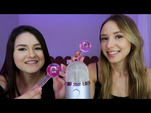 ASMR - AMIGAS TE FAZENDO DORMIR (ou rir)