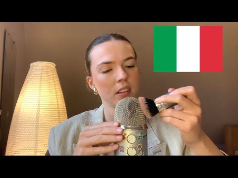 ASMR speaking Italian🇮🇹