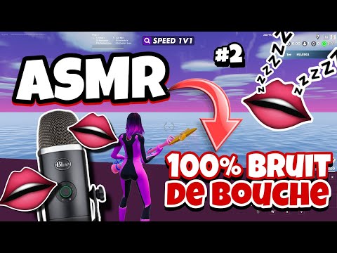 ASMR Français 100% BRUIT DE BOUCHE PUISSANT EN CLOSE UP POUR T'ENDORMIR TRES RAPIDEMENT👄😴 (FORTNITE)