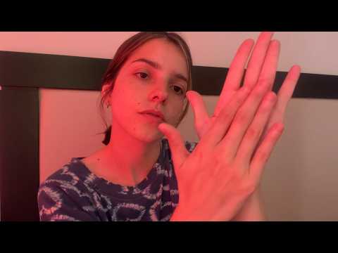 lofi ASMR visual triggers 😊 (massage, hand sounds, lotion)