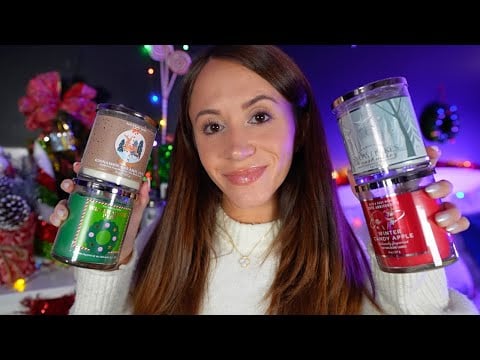 The ASMR Christmas Candle Shop 🎄 (tapping, lid sounds, typing, & more)