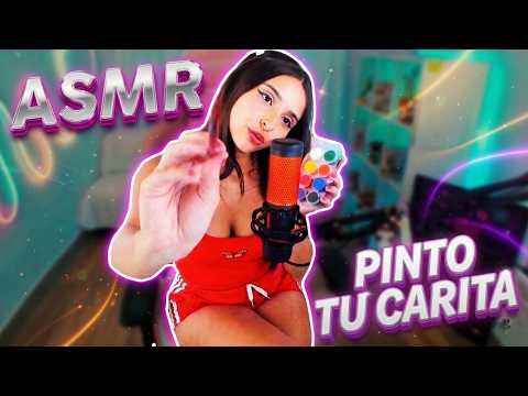 ASMR Pintando tu Carita 🎨 Triggers Relajantes + Atención Personal
