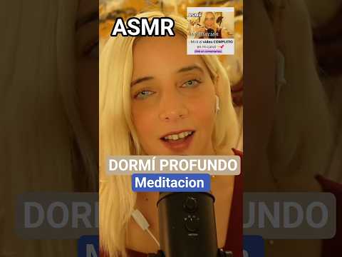 ASMR MEDITACIÓN Y RELAJACIÓN PROFUNDA PARA DORMIR 😴  #asmr #asmrmeditación #meditaciónguiada #dormir