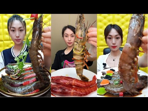 Mega Seafood Mukbang ASMR 🦞 | 메가 사이즈 해산물 먹방 ASMR 🦀 | メガシーフード大食い ASMR 🍤 | 超大海鲜吃播 ASMR 🦑