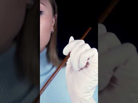 ASMR | Soft spoken SCALP EXAM with STICKS (unintelligible)