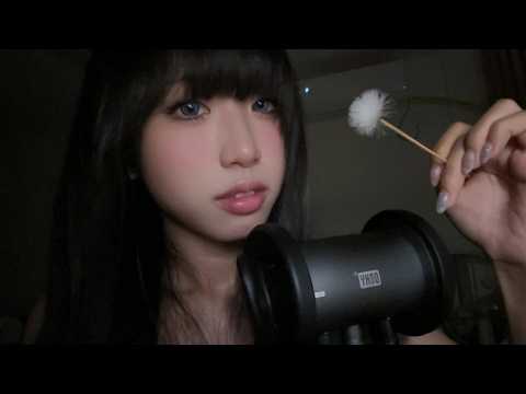 【00猪】DMXY新麦测试 | 敲耳 捂耳 掏耳 | 各种道具触发 | New Microphone Test | Ear Tapping, Ear Cleaning |  Triggers