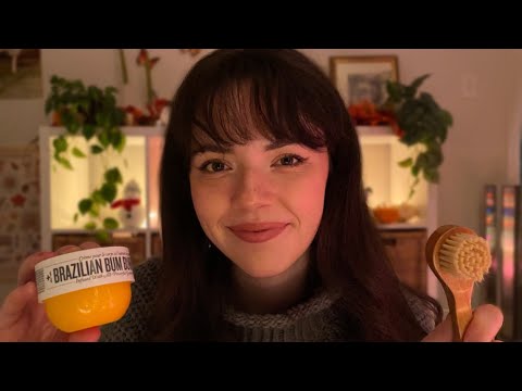 ASMR Let Me Take Care of You (Skincare, Hairbrushing, Personal Attention)