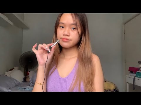 ASMR mini mic scratching + speaking malay & indonesian