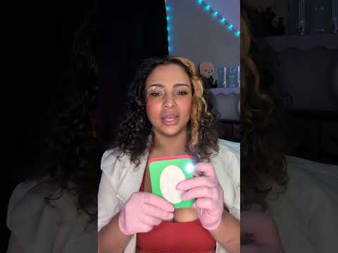Short ASMR Text Exam With Flash Cards