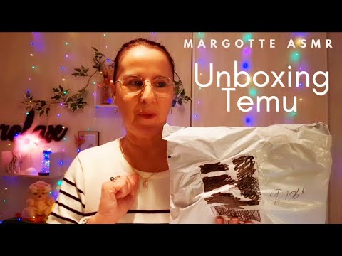 Asmr français, Unboxing.  "Temu " pour mon futur Rôleplay coiffure.