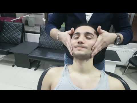 ASMR TURKİSH BARBER HEAD NECK BACK AMR EAR FACE MASSAGE THERAPY