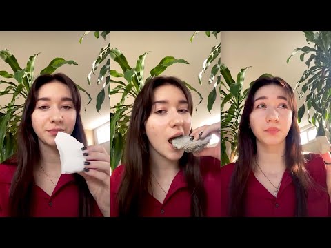 Хруст из прямого эфира🎥Crunch/ASMR